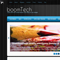 wordpress精美幻灯的主题BoomTech
